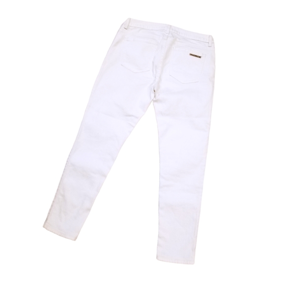 Michael Michael Kors Straight Leg White Ankle Jeans 6 - Picture 4 of 15